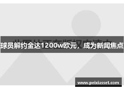 球员解约金达1200w欧元，成为新闻焦点